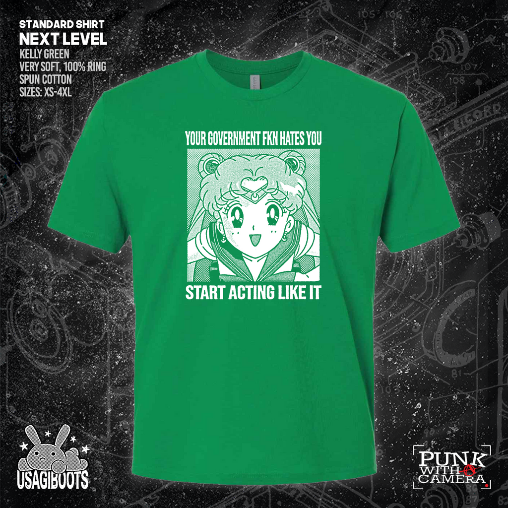 Your Government Fucking Hates You - Usagi Boots