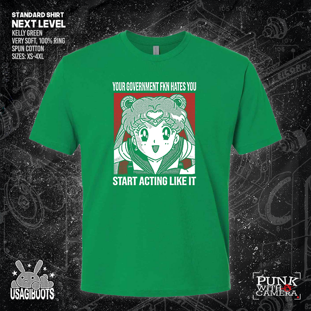 Your Government Fucking Hates You - Usagi Boots