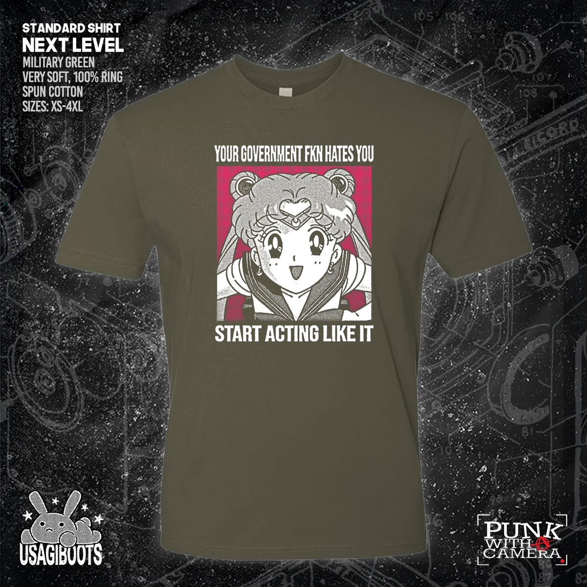 Your Government Fucking Hates You - Usagi Boots