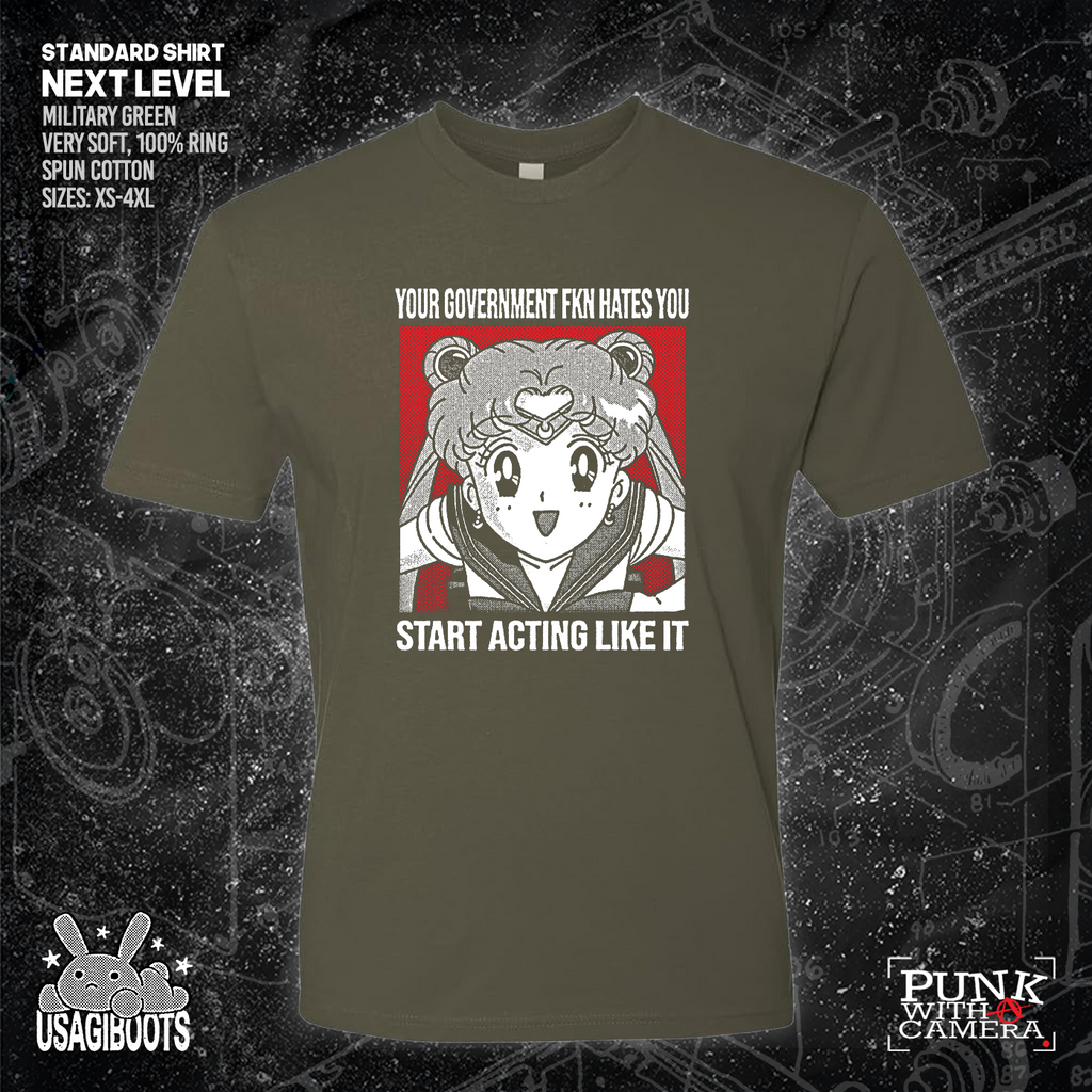 Your Government Fucking Hates You - Usagi Boots