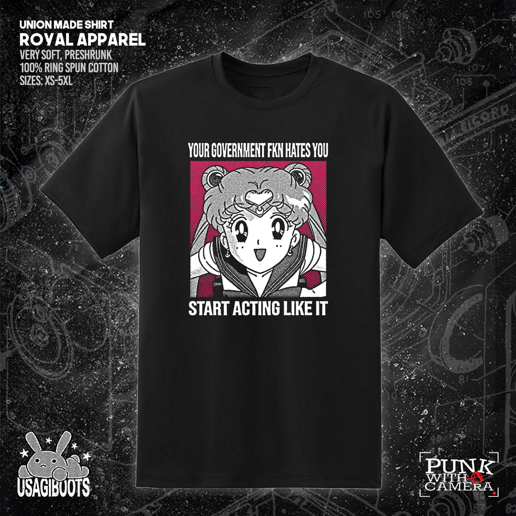 Your Government Fucking Hates You - Usagi Boots