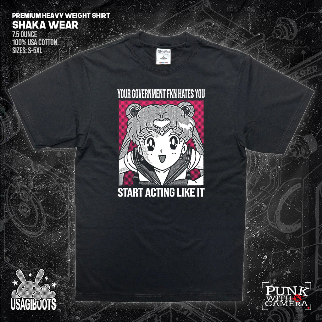 Your Government Fucking Hates You - Usagi Boots