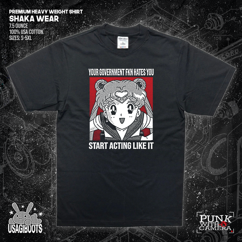 Your Government Fucking Hates You - Usagi Boots