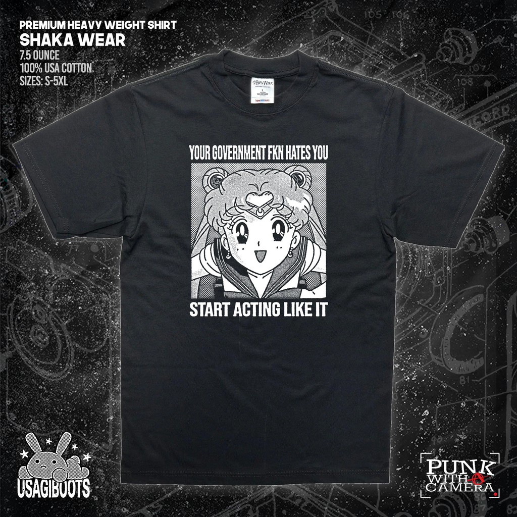 Your Government Fucking Hates You - Usagi Boots