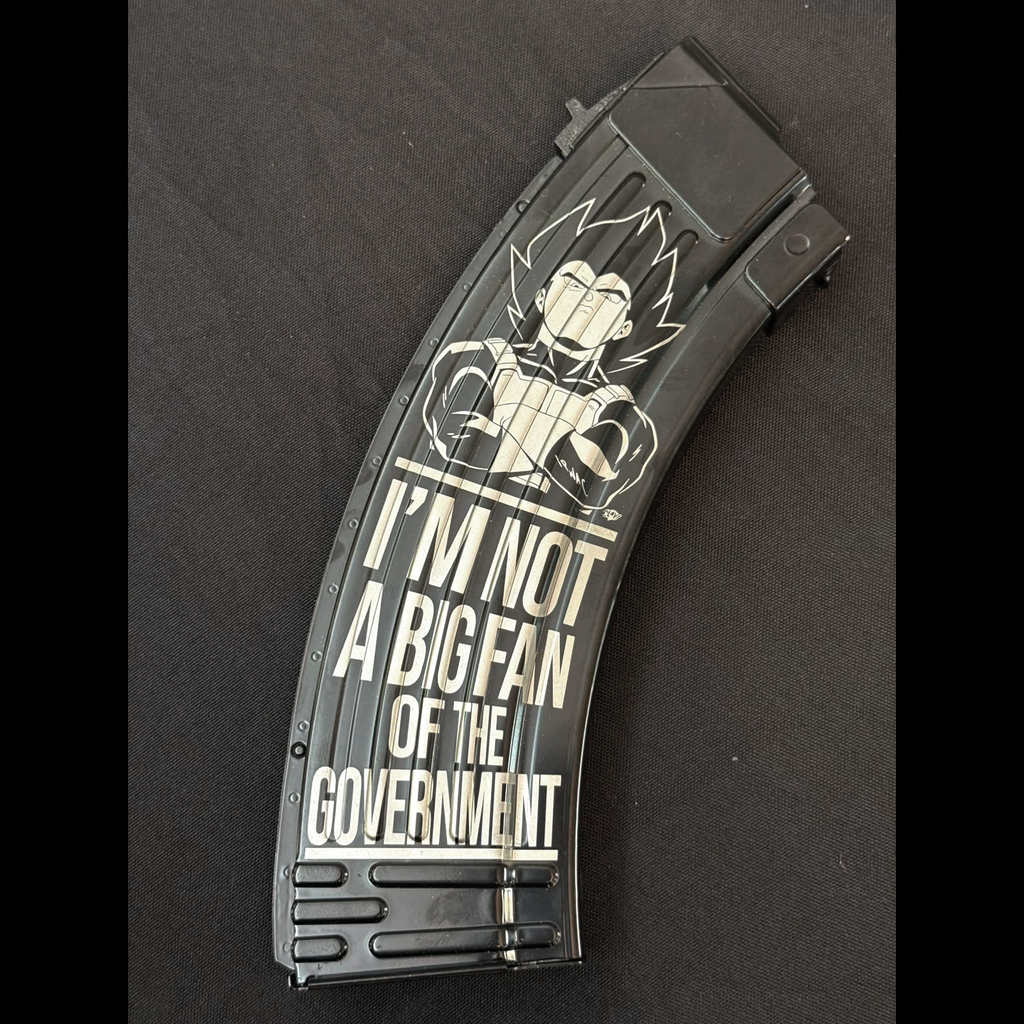 I Am Not A Big Fan Of The Government - Laser Engraved Mag