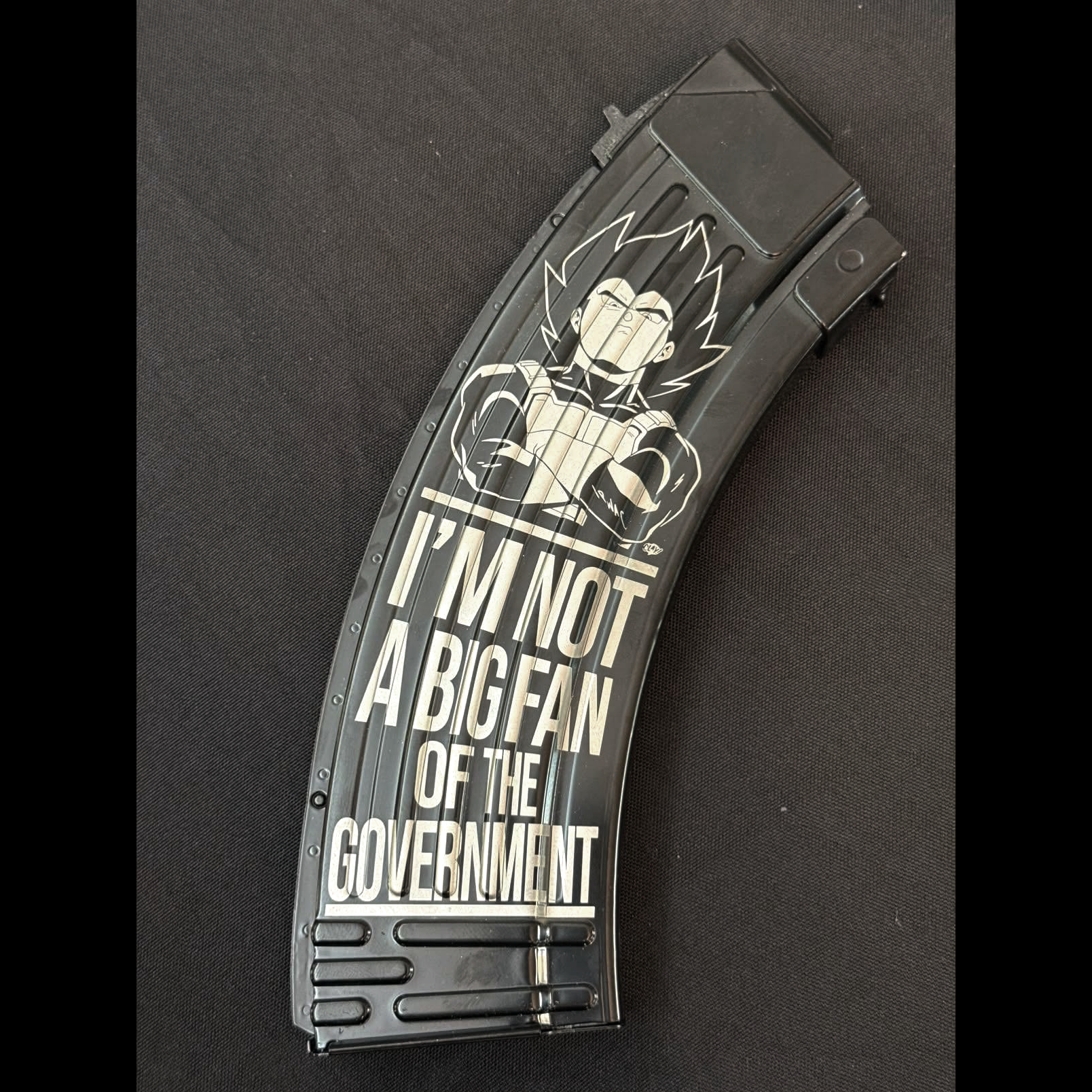 I Am Not A Big Fan Of The Government - Laser Engraved Mag