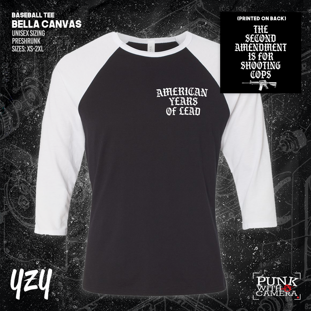 The Second Amendment is For Shooting Cops - Front & Back Print - YZY Prints