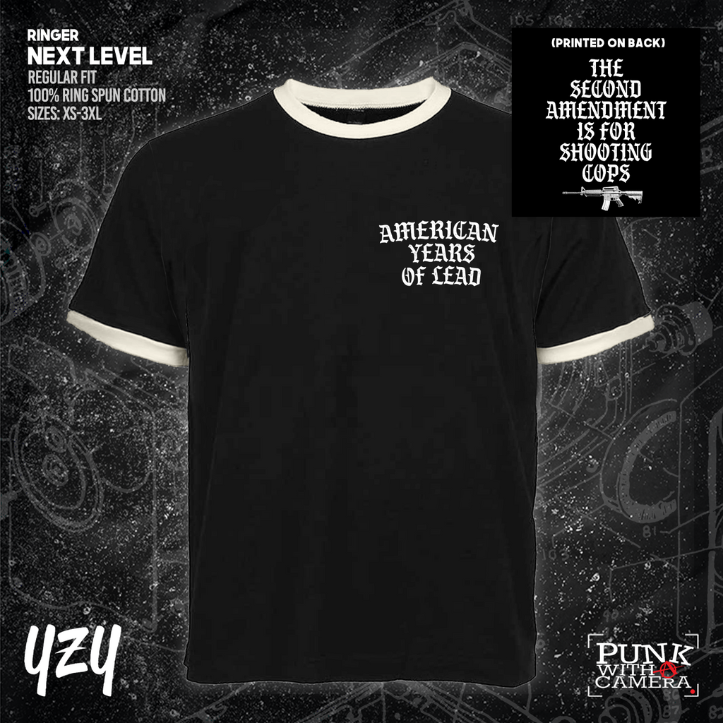 The Second Amendment is For Shooting Cops - Front & Back Print - YZY Prints