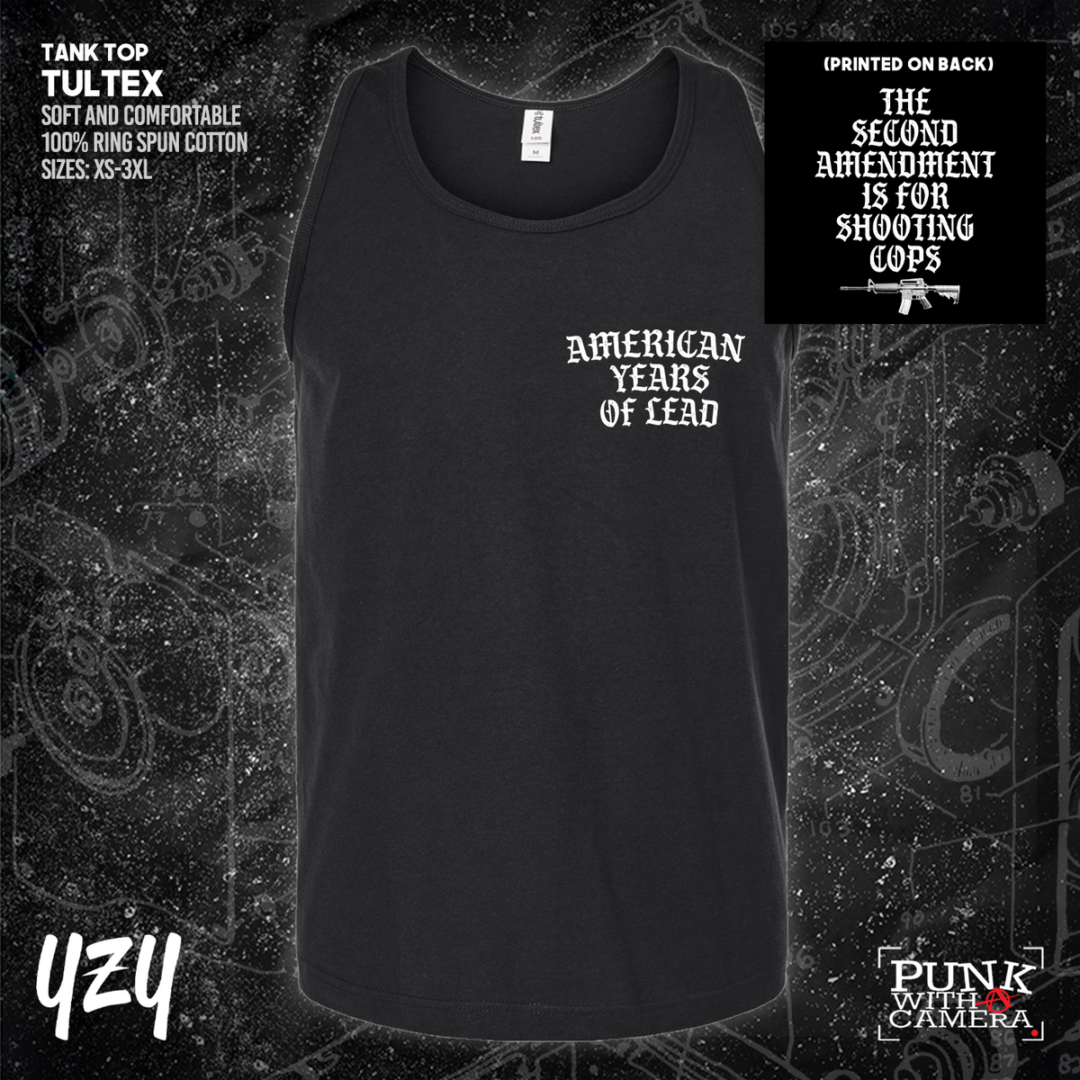 The Second Amendment is For Shooting Cops - Front & Back Print - YZY Prints
