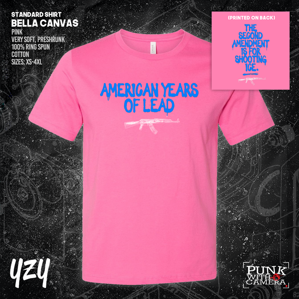 The Second Amendment is For Shooting ICE - Front & Back Print - YZY Prints