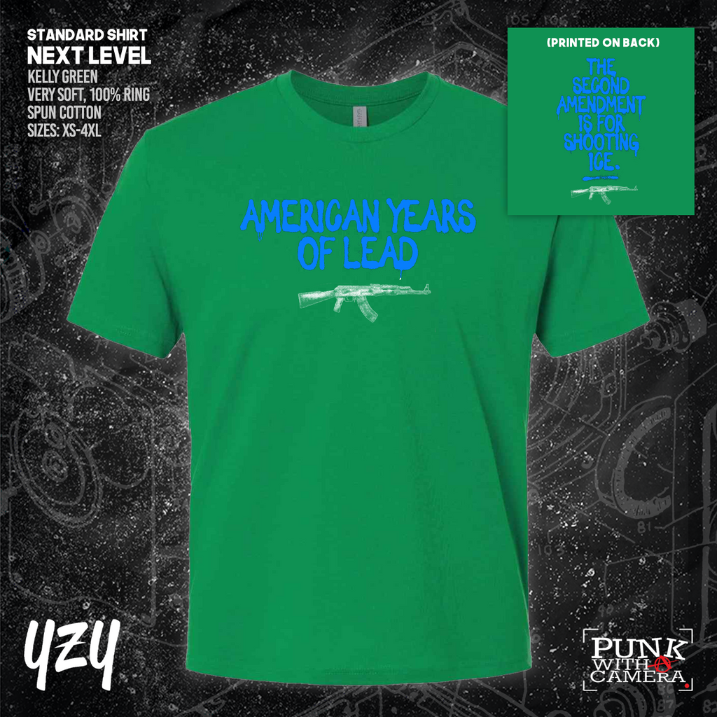 The Second Amendment is For Shooting ICE - Front & Back Print - YZY Prints