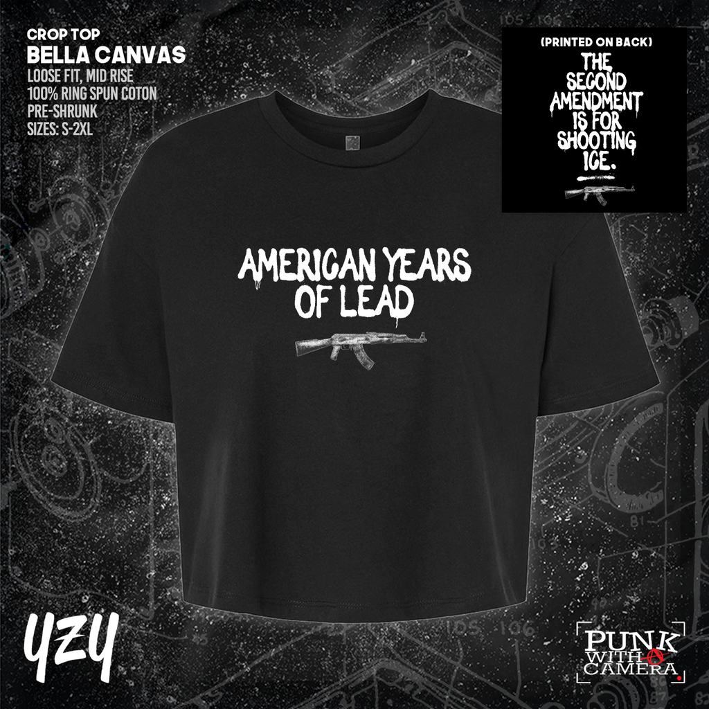 The Second Amendment is For Shooting ICE - Front & Back Print - YZY Prints