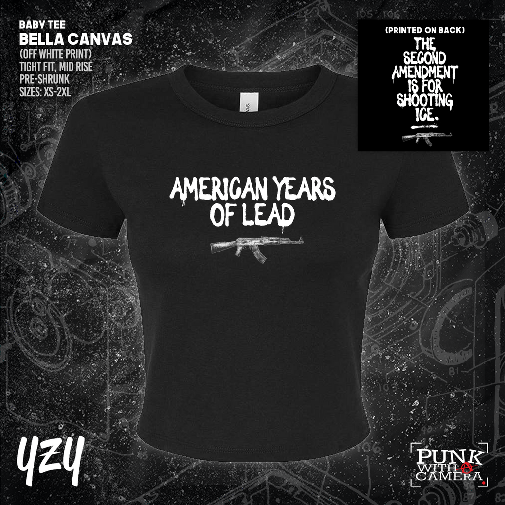 The Second Amendment is For Shooting ICE - Front & Back Print - YZY Prints