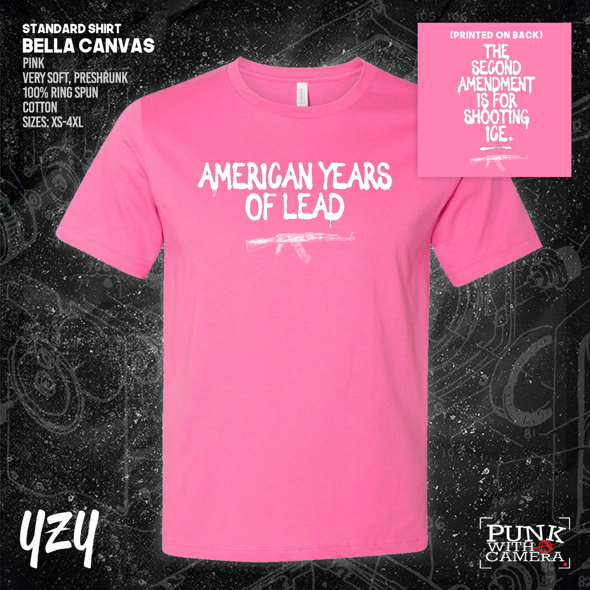 The Second Amendment is For Shooting ICE - Front & Back Print - YZY Prints