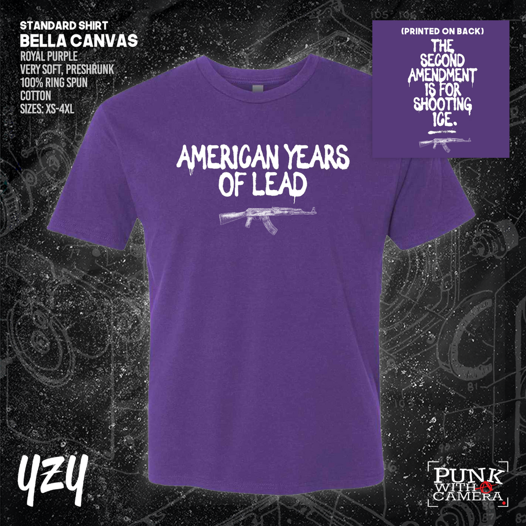 The Second Amendment is For Shooting ICE - Front & Back Print - YZY Prints