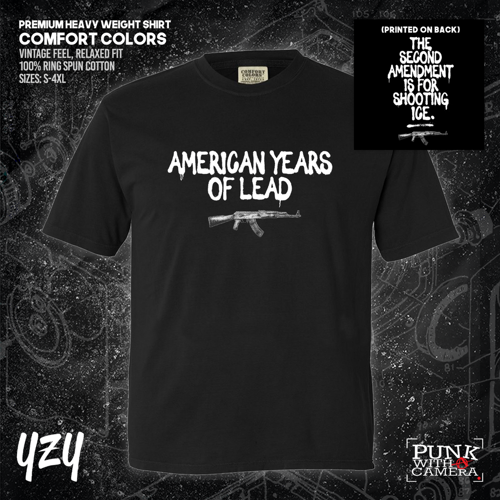 The Second Amendment is For Shooting ICE - Front & Back Print - YZY Prints