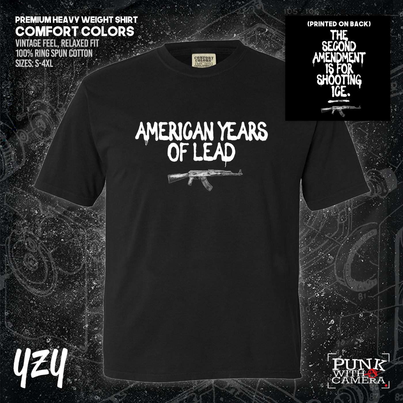 The Second Amendment is For Shooting ICE - Front & Back Print - YZY Prints