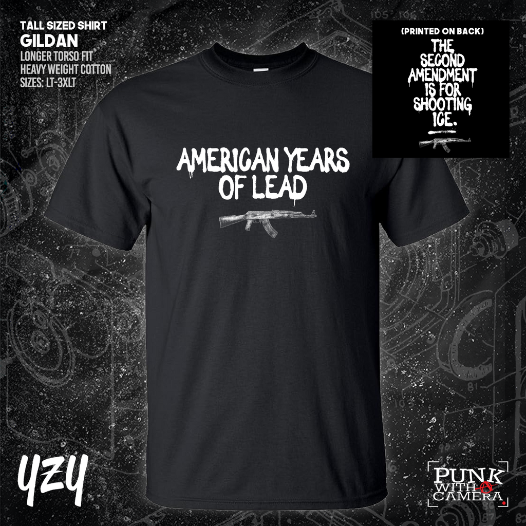 The Second Amendment is For Shooting ICE - Front & Back Print - YZY Prints
