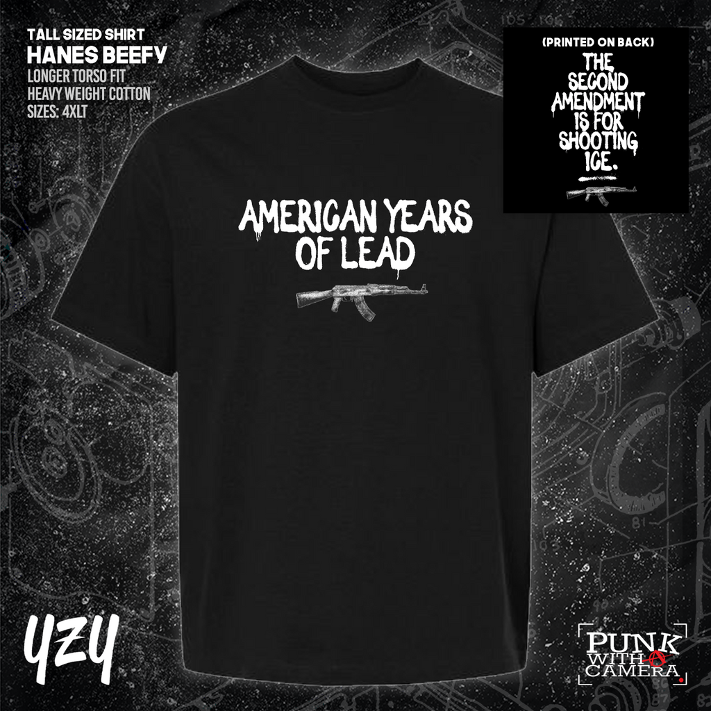 The Second Amendment is For Shooting ICE - Front & Back Print - YZY Prints