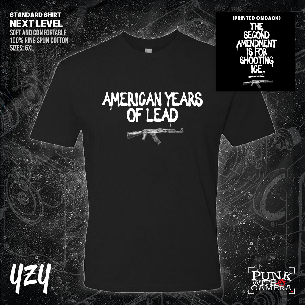 The Second Amendment is For Shooting ICE - Front & Back Print - YZY Prints