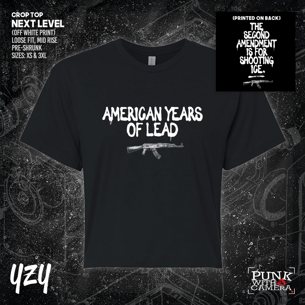 The Second Amendment is For Shooting ICE - Front & Back Print - YZY Prints