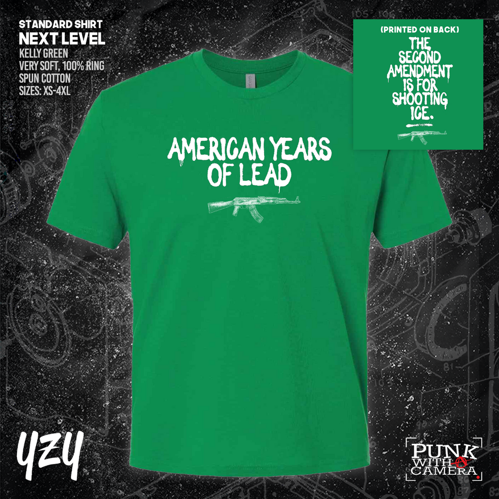 The Second Amendment is For Shooting ICE - Front & Back Print - YZY Prints