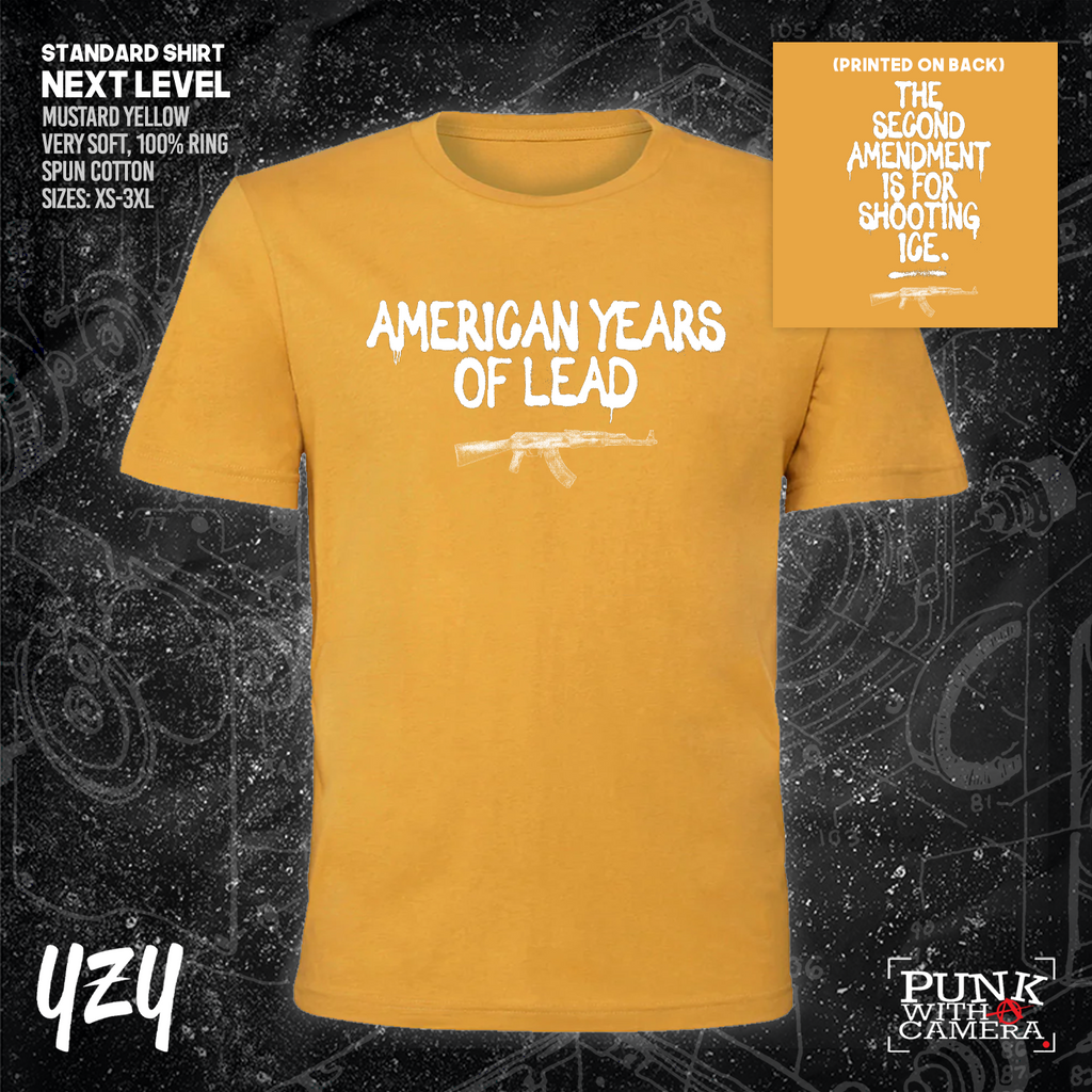 The Second Amendment is For Shooting ICE - Front & Back Print - YZY Prints