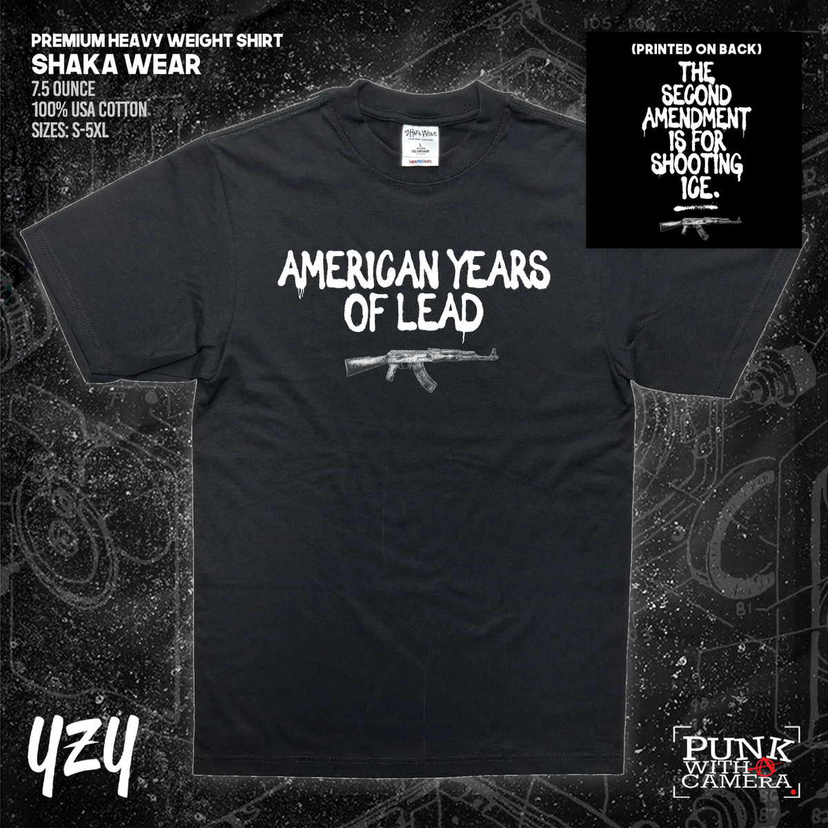 The Second Amendment is For Shooting ICE - Front & Back Print - YZY Prints