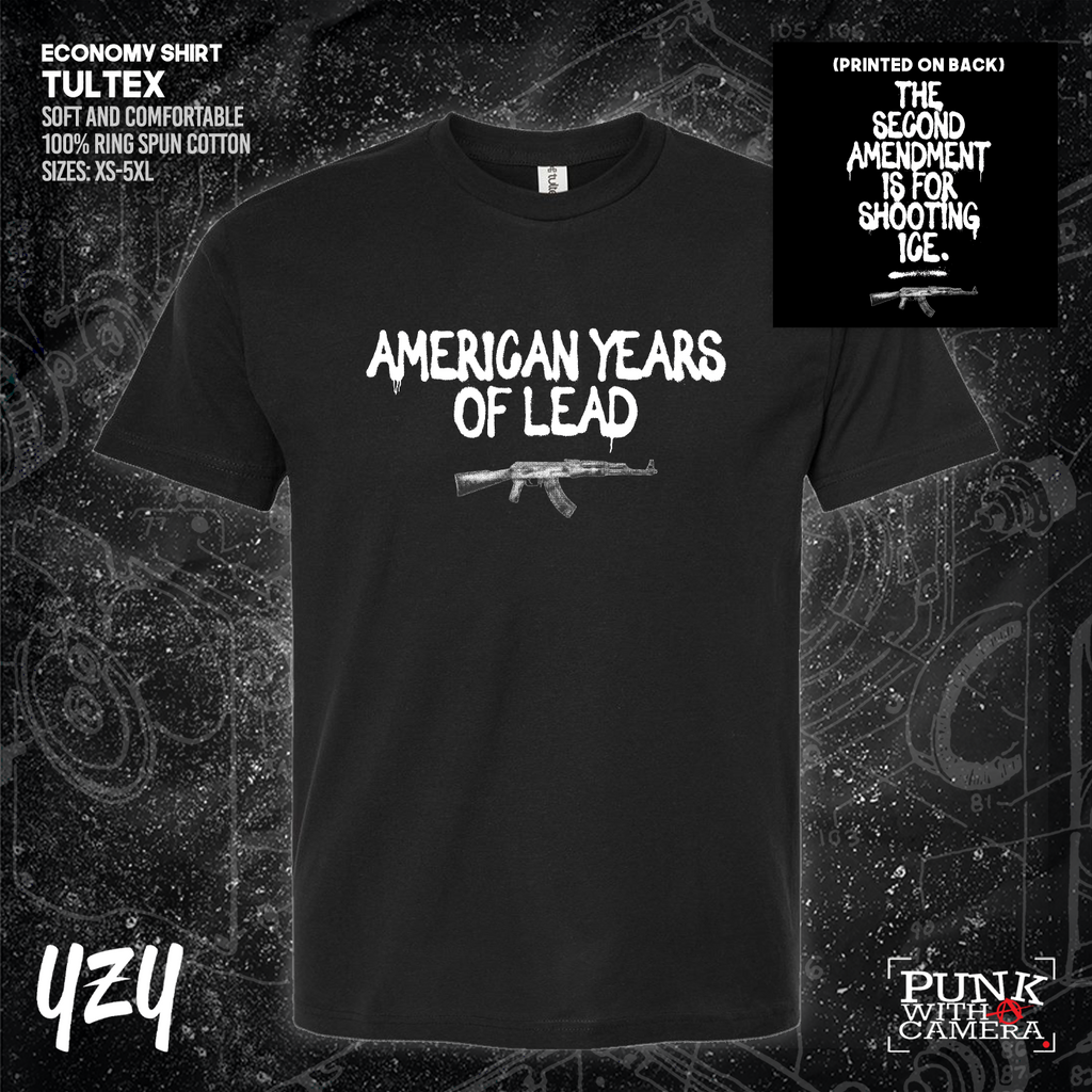 The Second Amendment is For Shooting ICE - Front & Back Print - YZY Prints