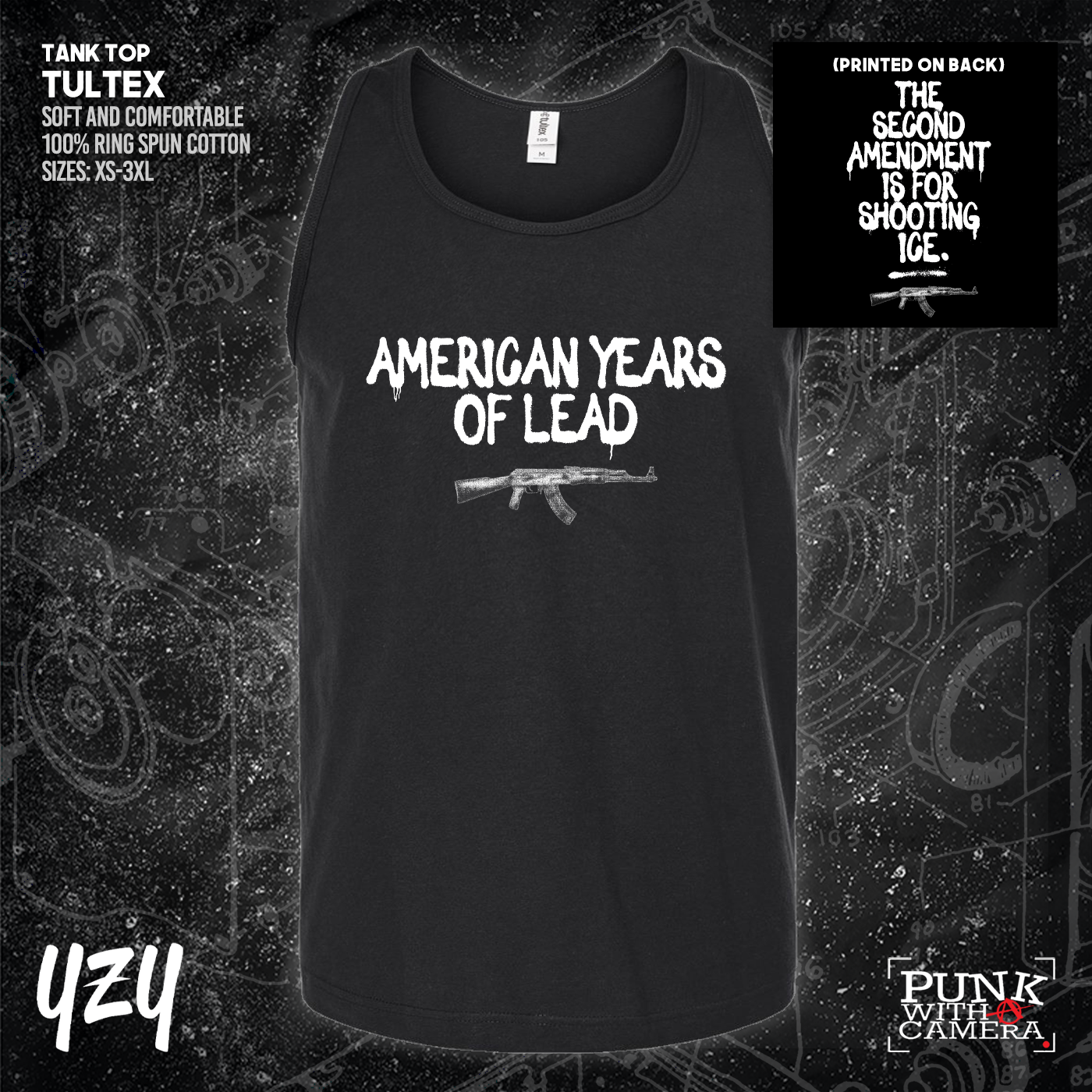 The Second Amendment is For Shooting ICE - Front & Back Print - YZY Prints