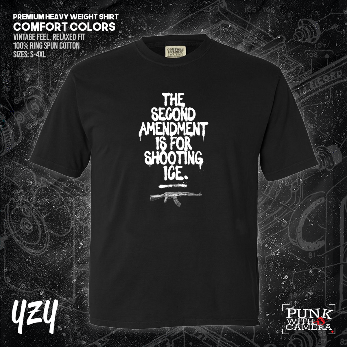 The Second Amendment is For Shooting ICE - YZY  Prints