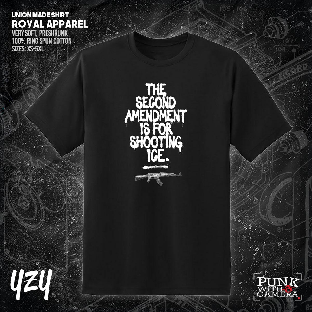 The Second Amendment is For Shooting ICE - YZY  Prints
