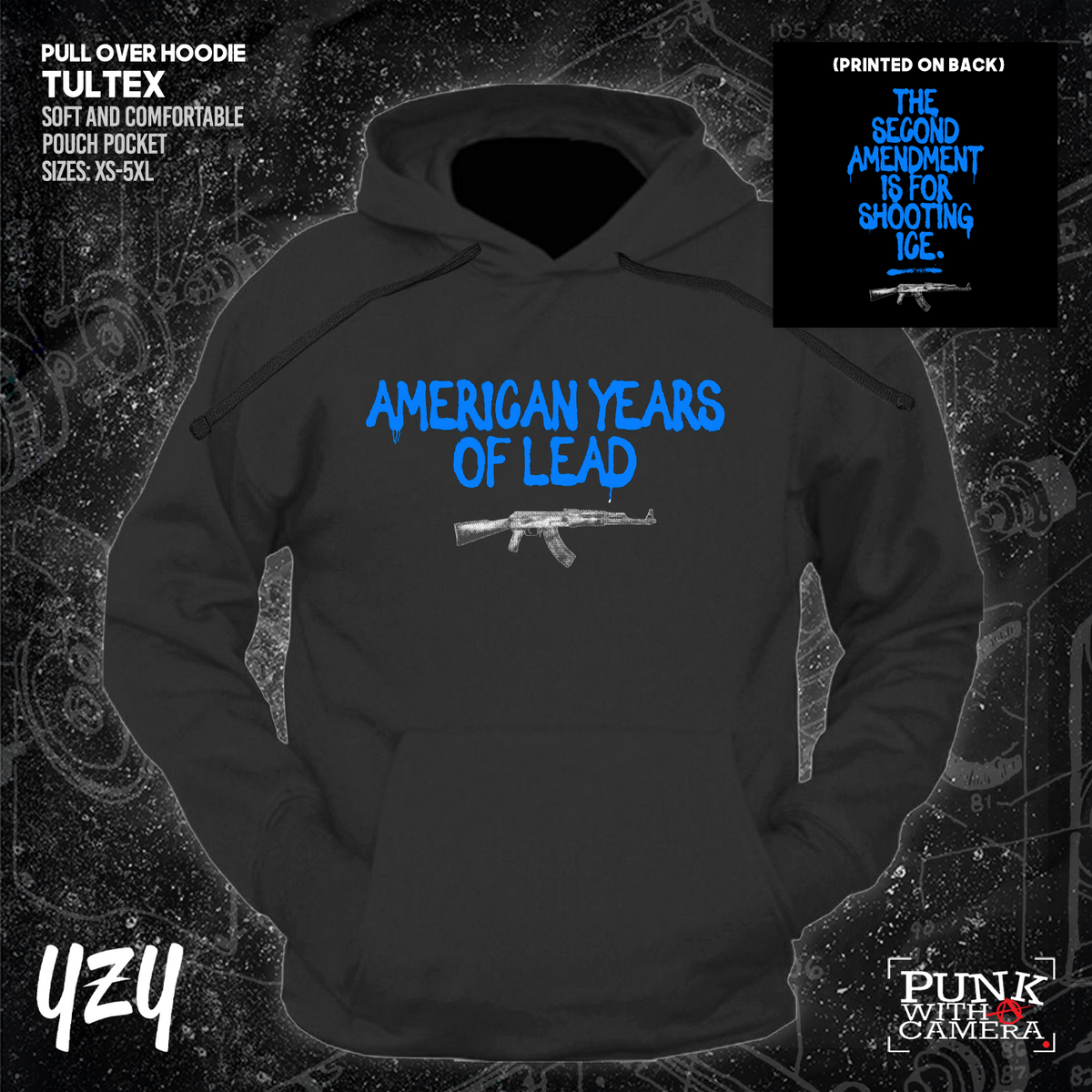 The Second Amendment is For Shooting ICE - Front & Back Print - YZY Prints