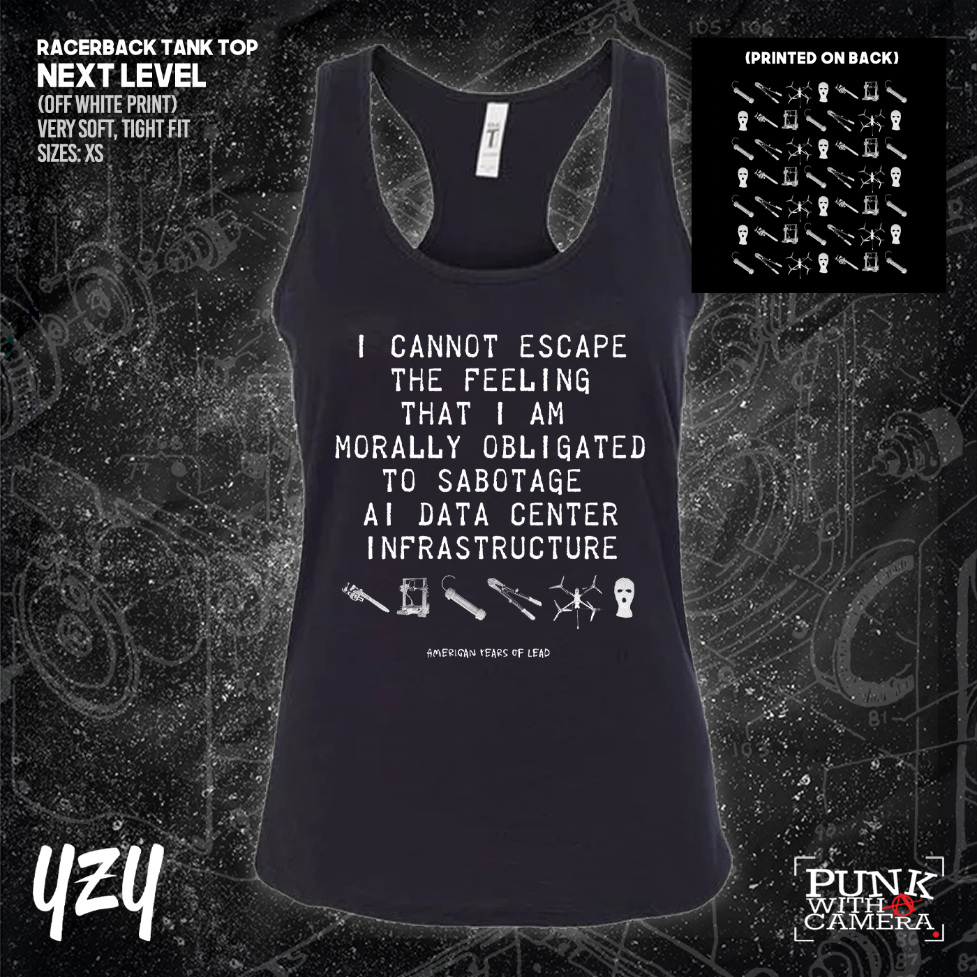 I Cannot Escape The Feeling - AI Infrastructure - YZY Prints