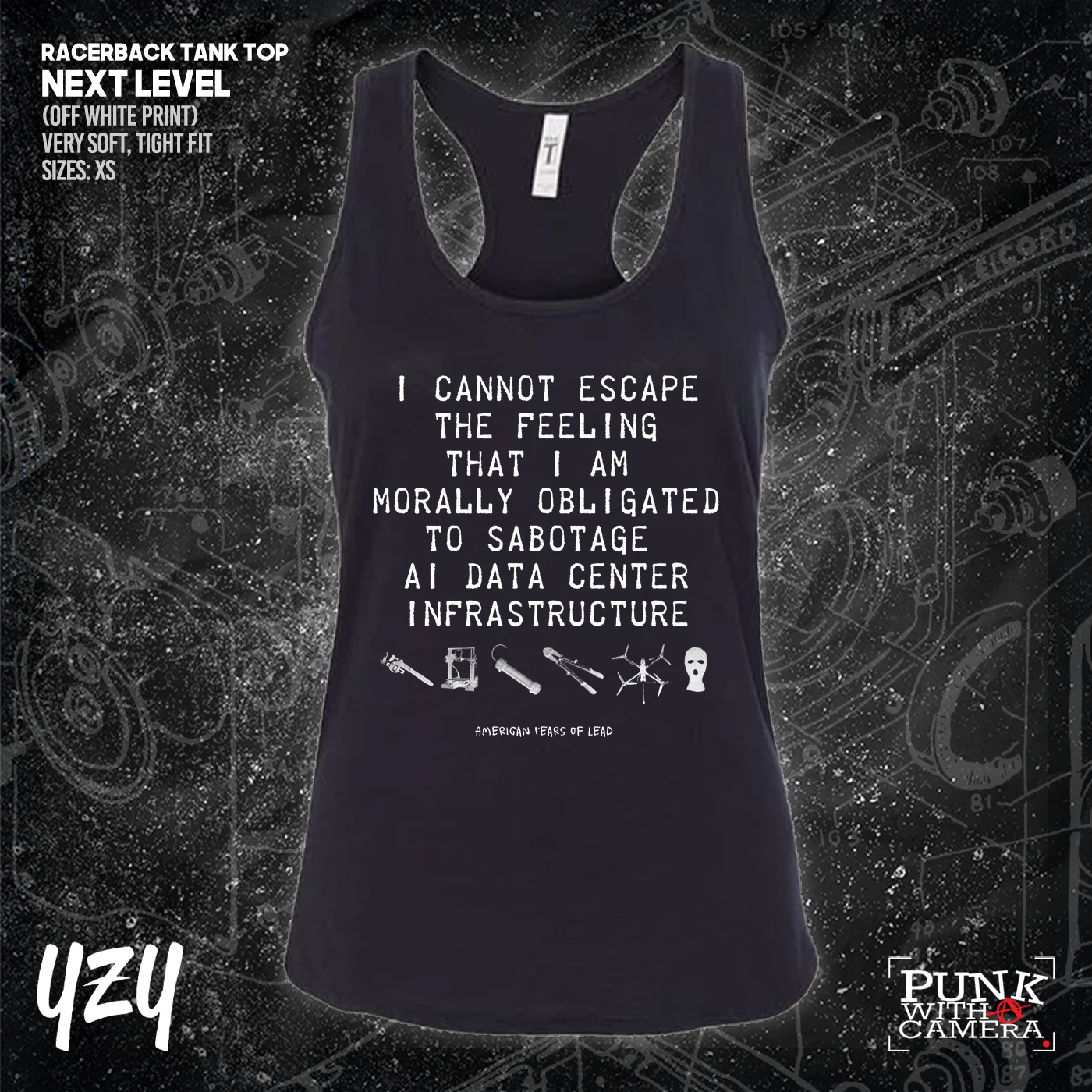 I Cannot Escape The Feeling - AI Infrastructure - YZY Prints