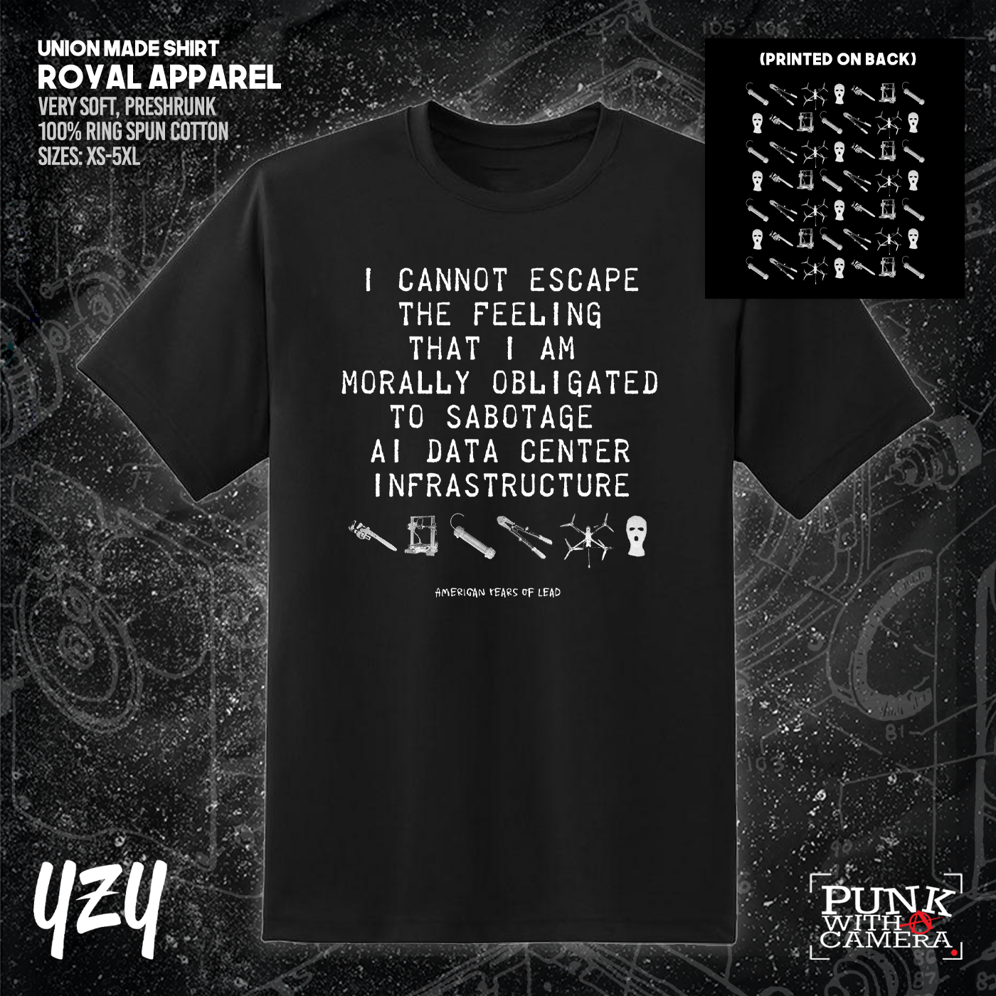 I Cannot Escape The Feeling - AI Infrastructure - YZY Prints