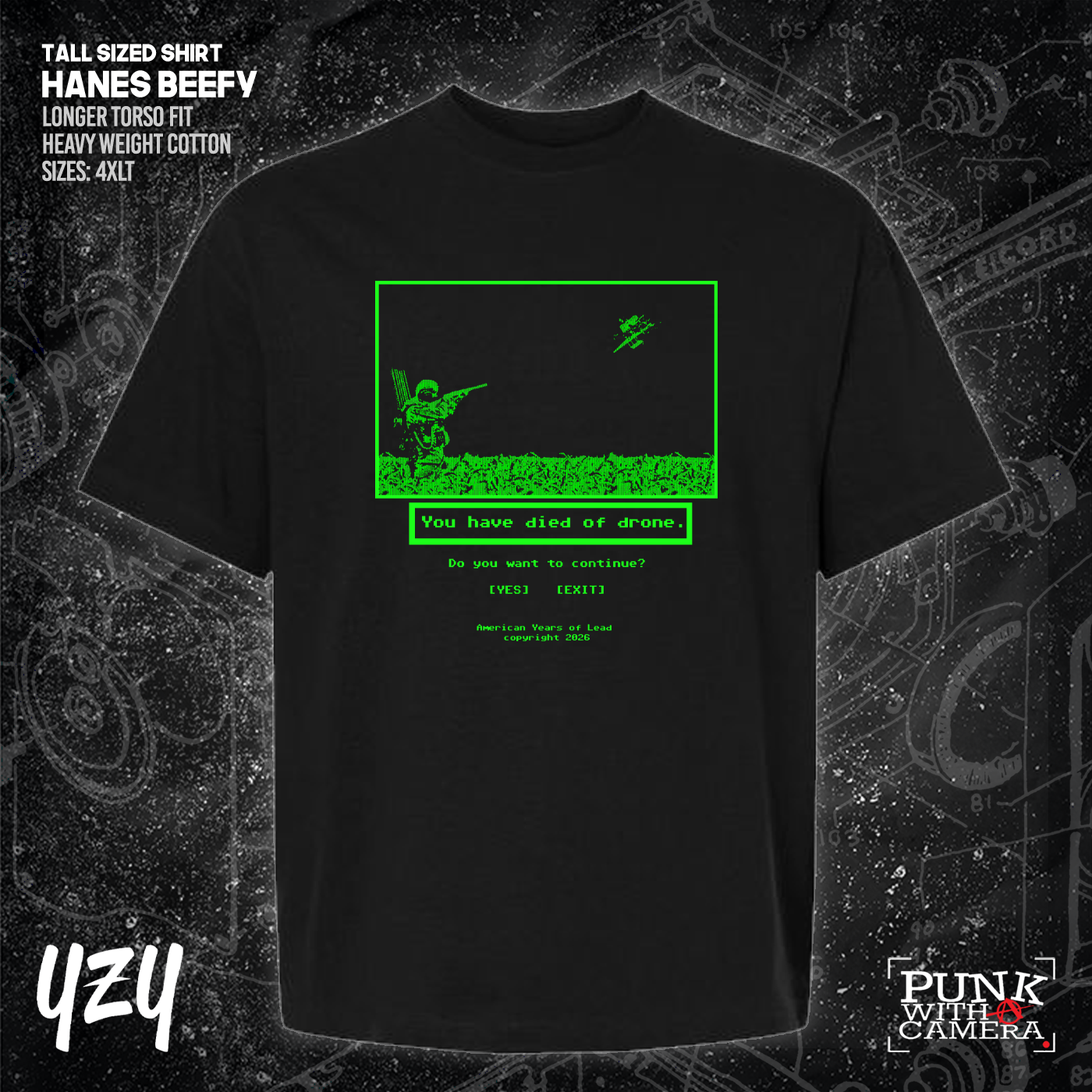 Died Of Drone - YZY Prints