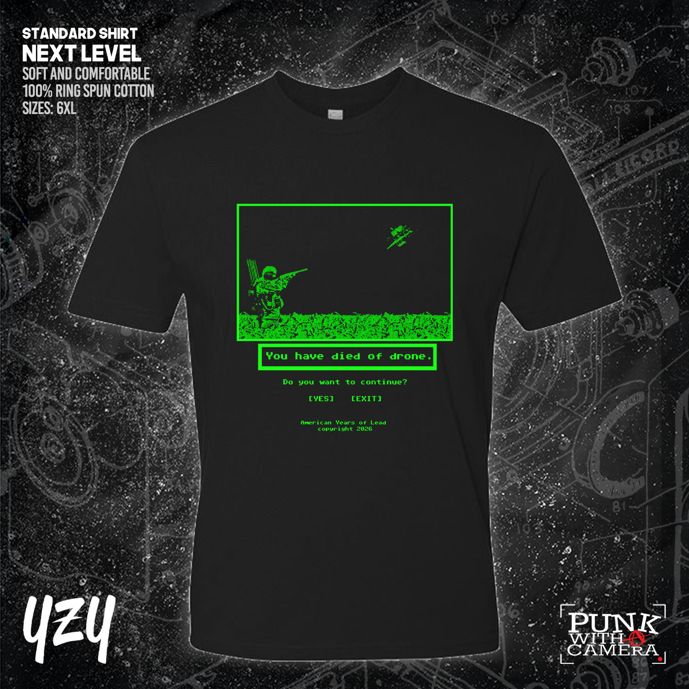Died Of Drone - YZY Prints
