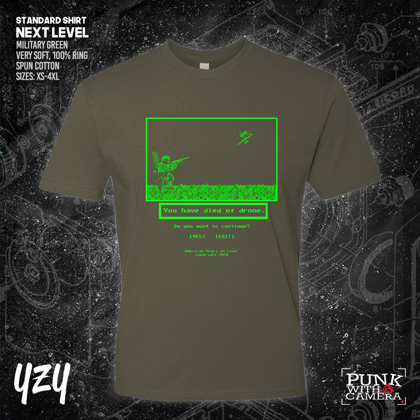 Died Of Drone - YZY Prints