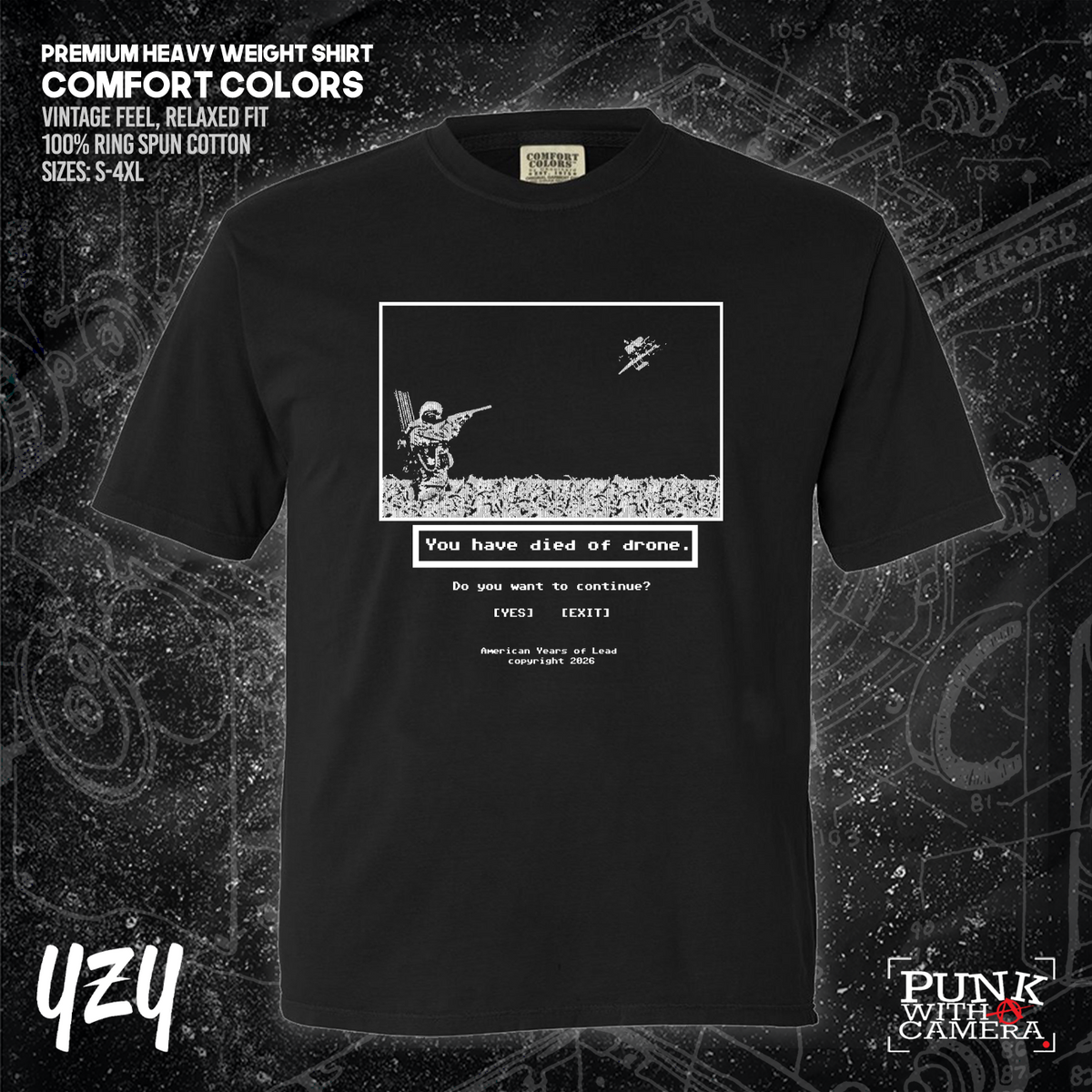 Died Of Drone - YZY Prints