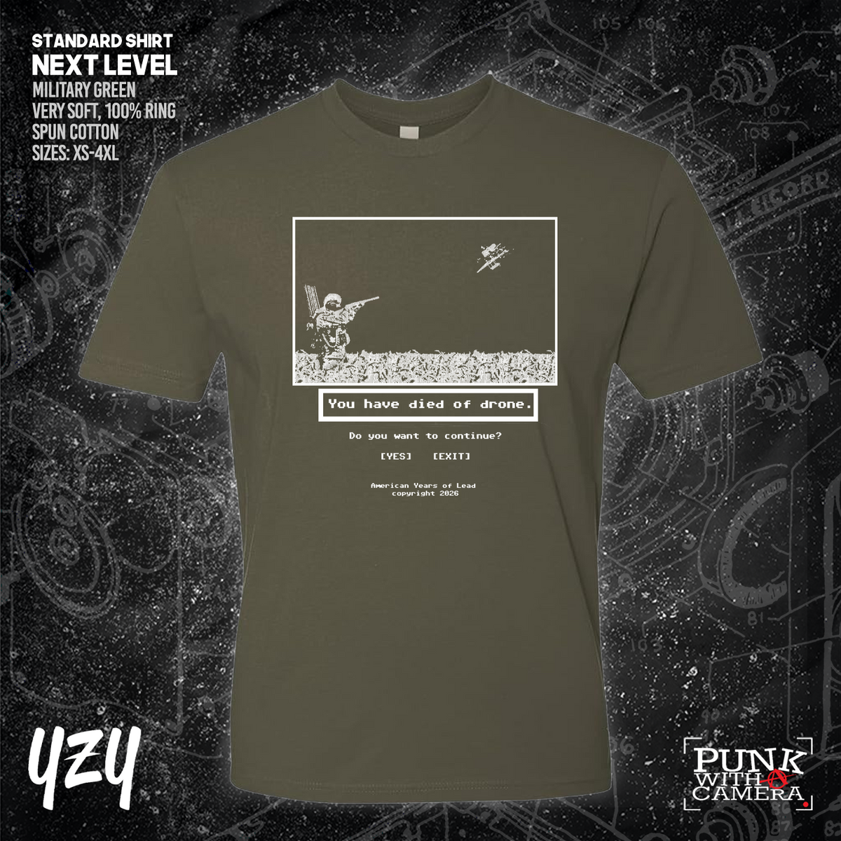 Died Of Drone - YZY Prints
