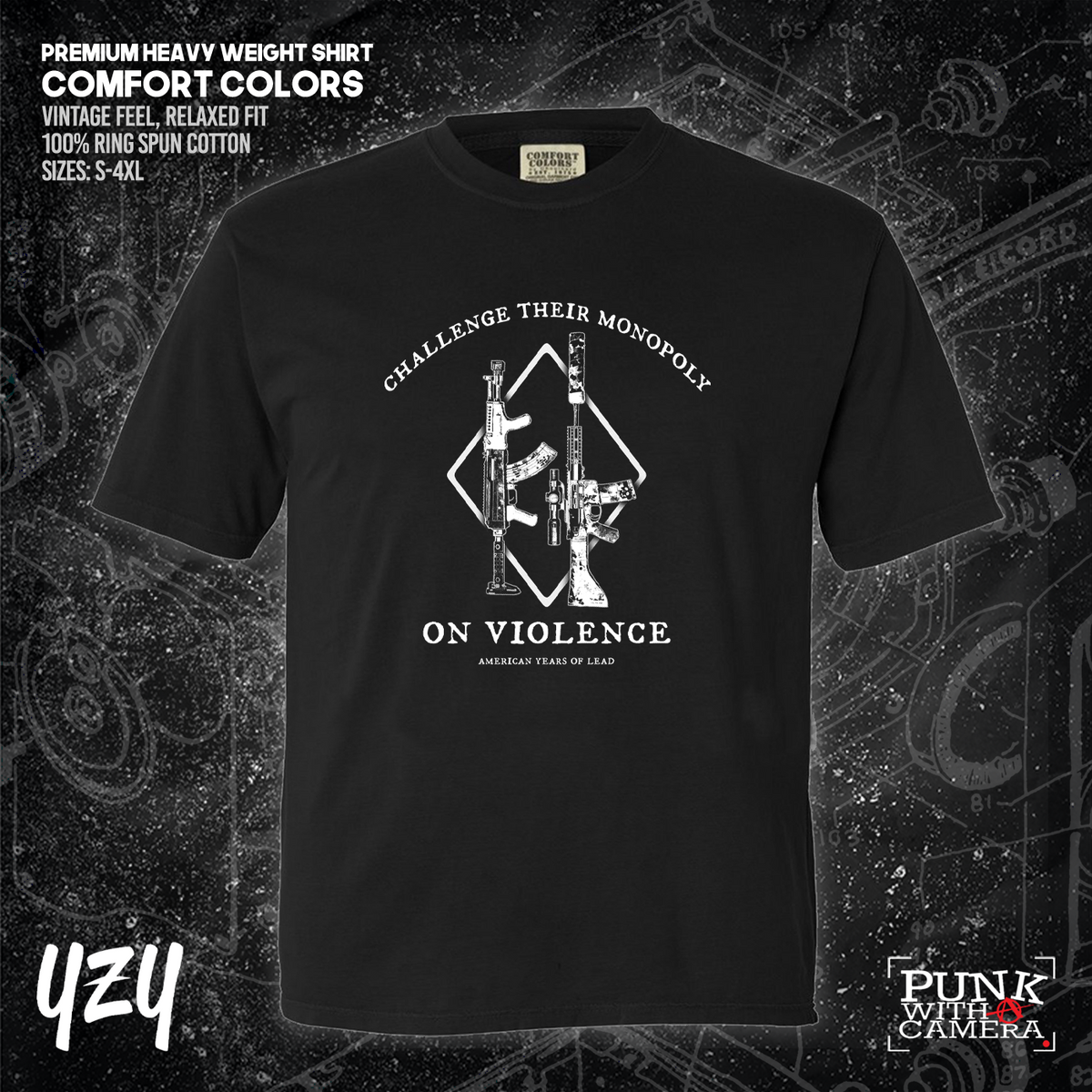 Monopoly On Violence - YZY Prints
