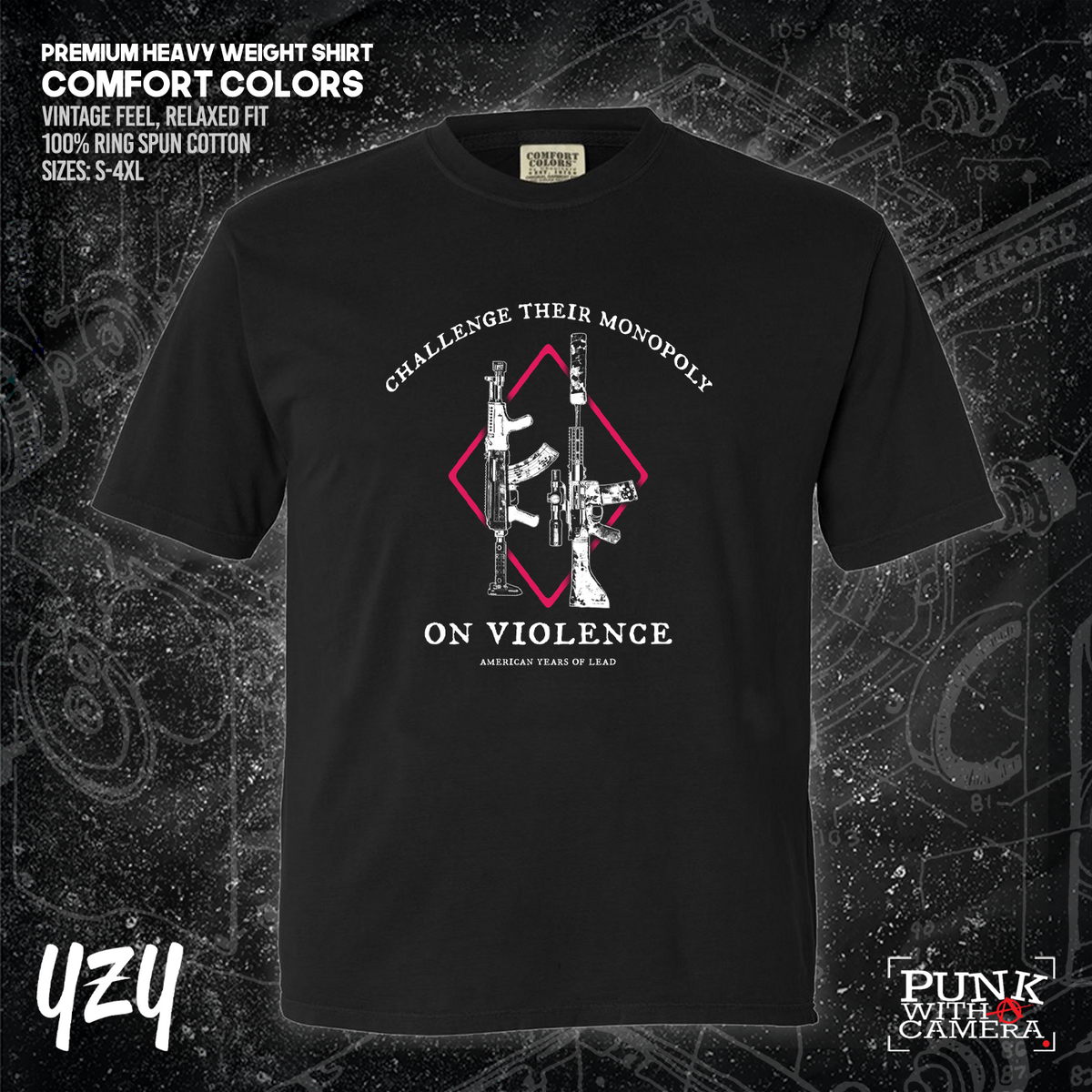 Monopoly On Violence - YZY Prints