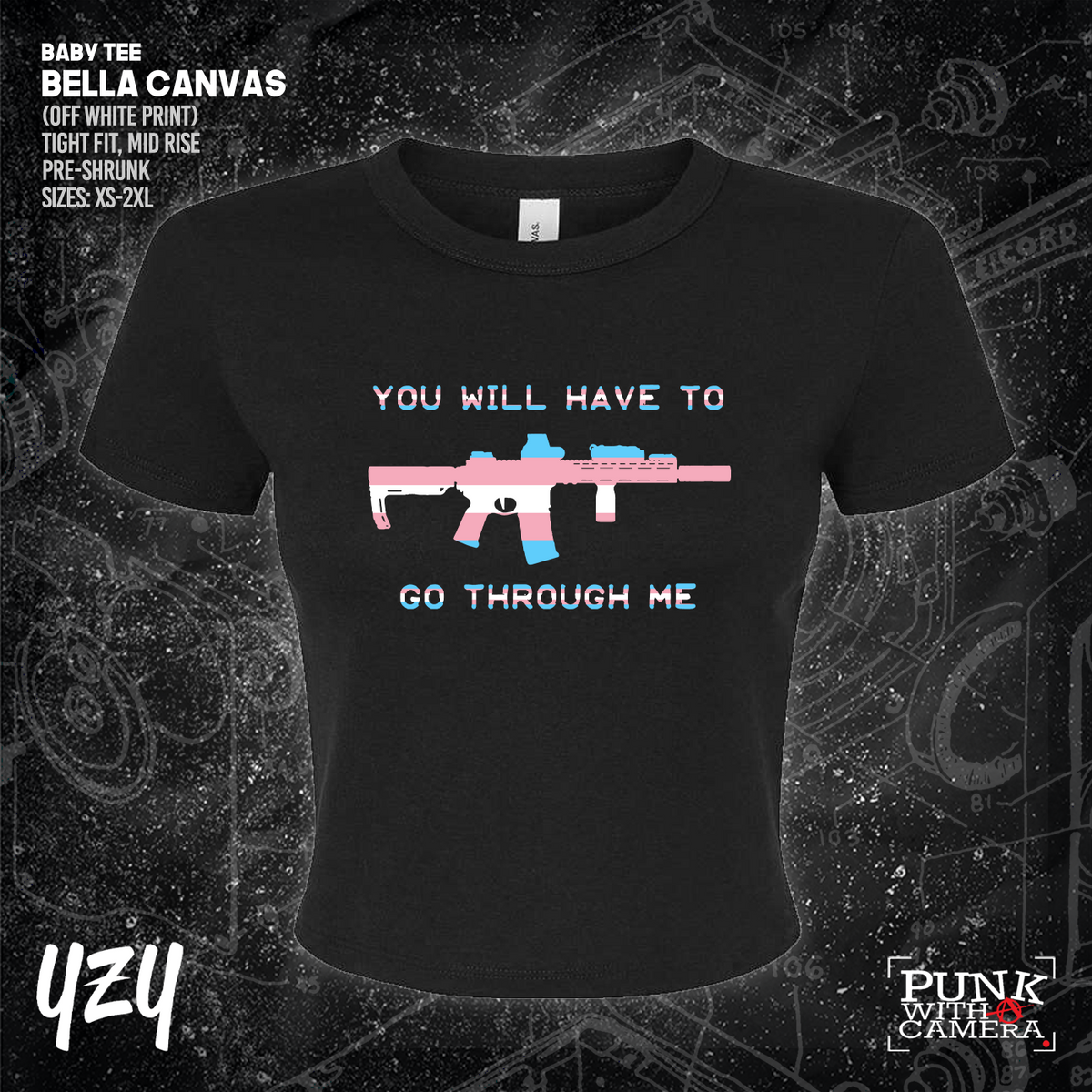 You Will Have to Go Through Me - YZY Prints