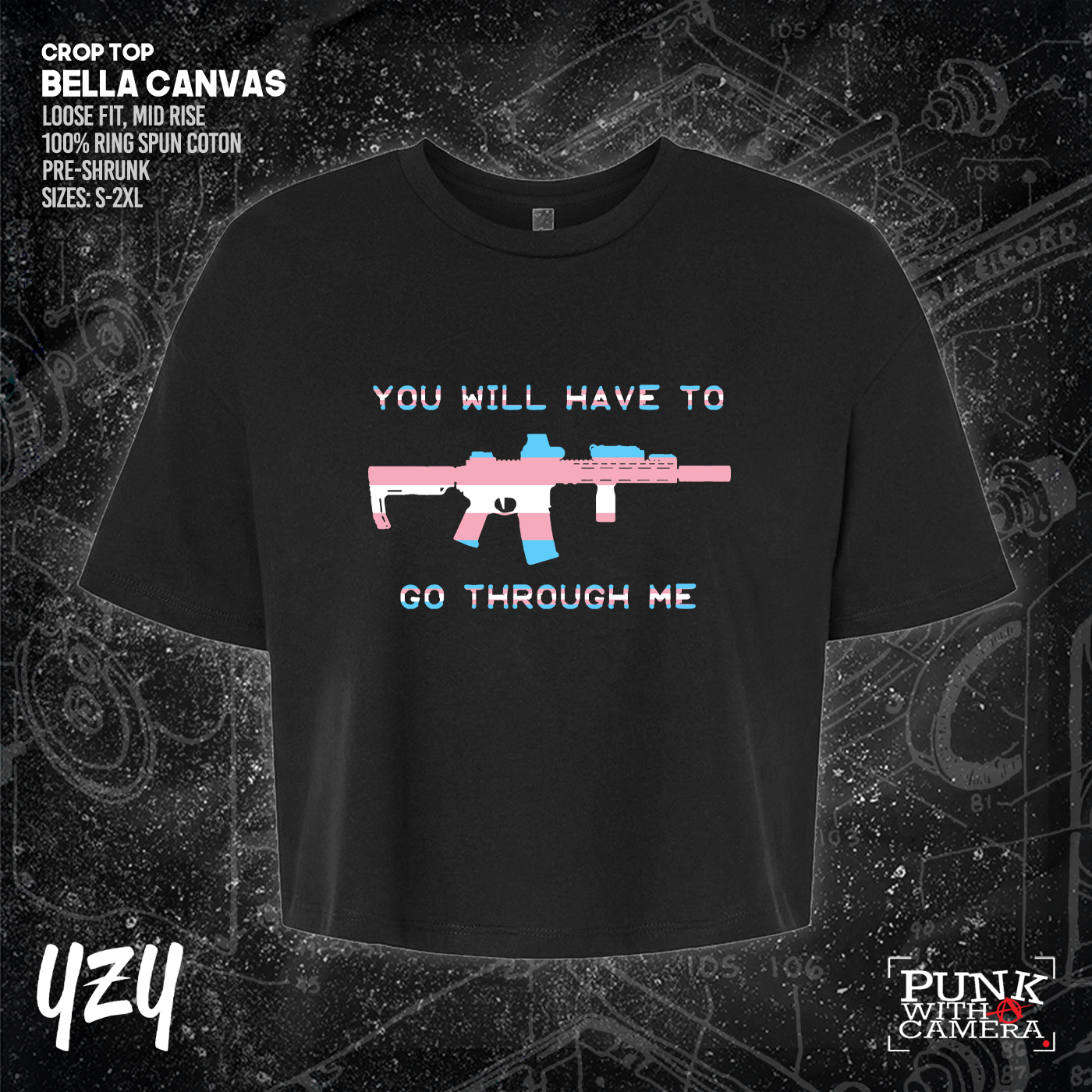 You Will Have to Go Through Me - YZY Prints