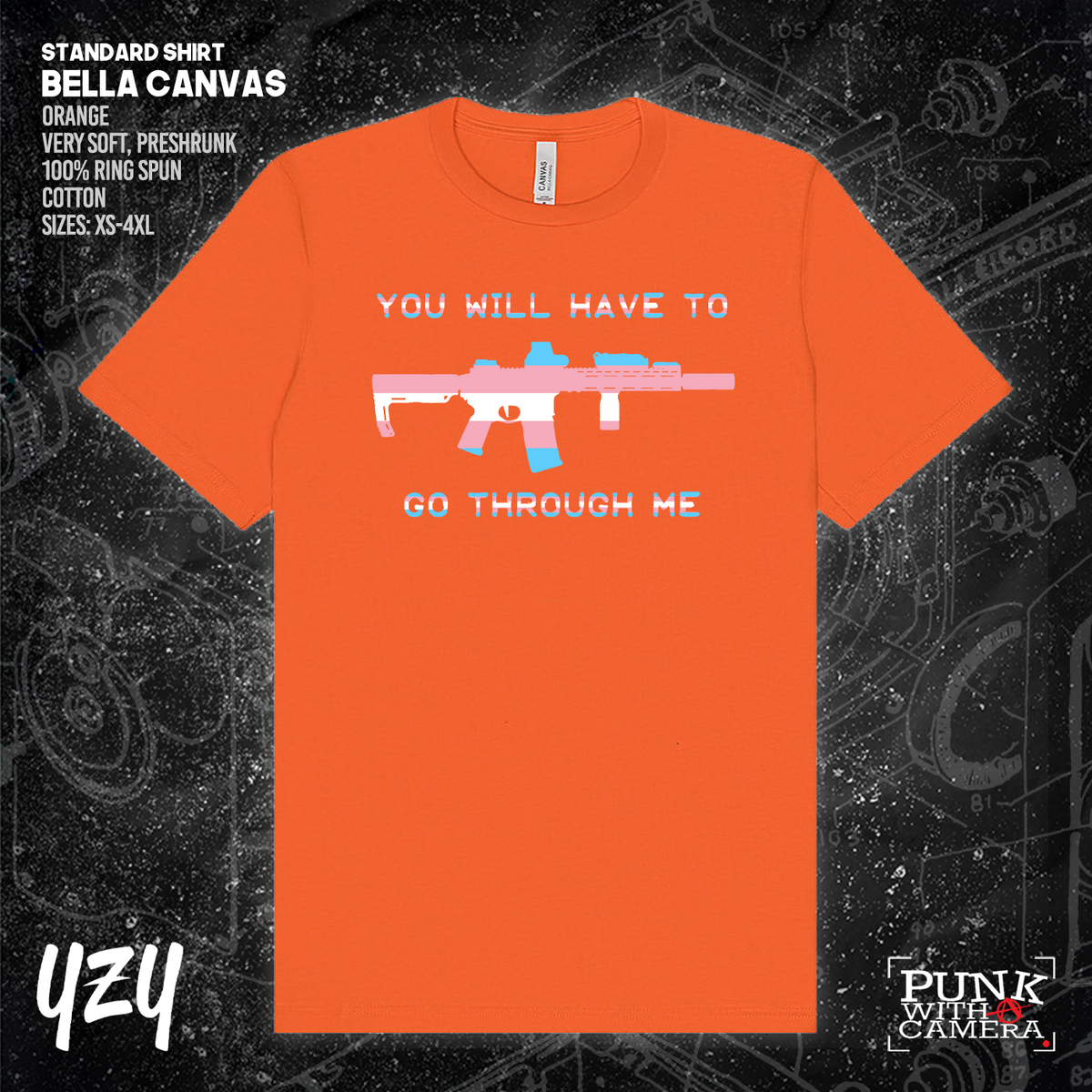 You Will Have to Go Through Me - YZY Prints