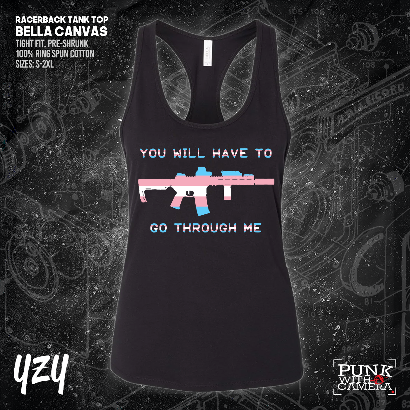 You Will Have to Go Through Me - YZY Prints