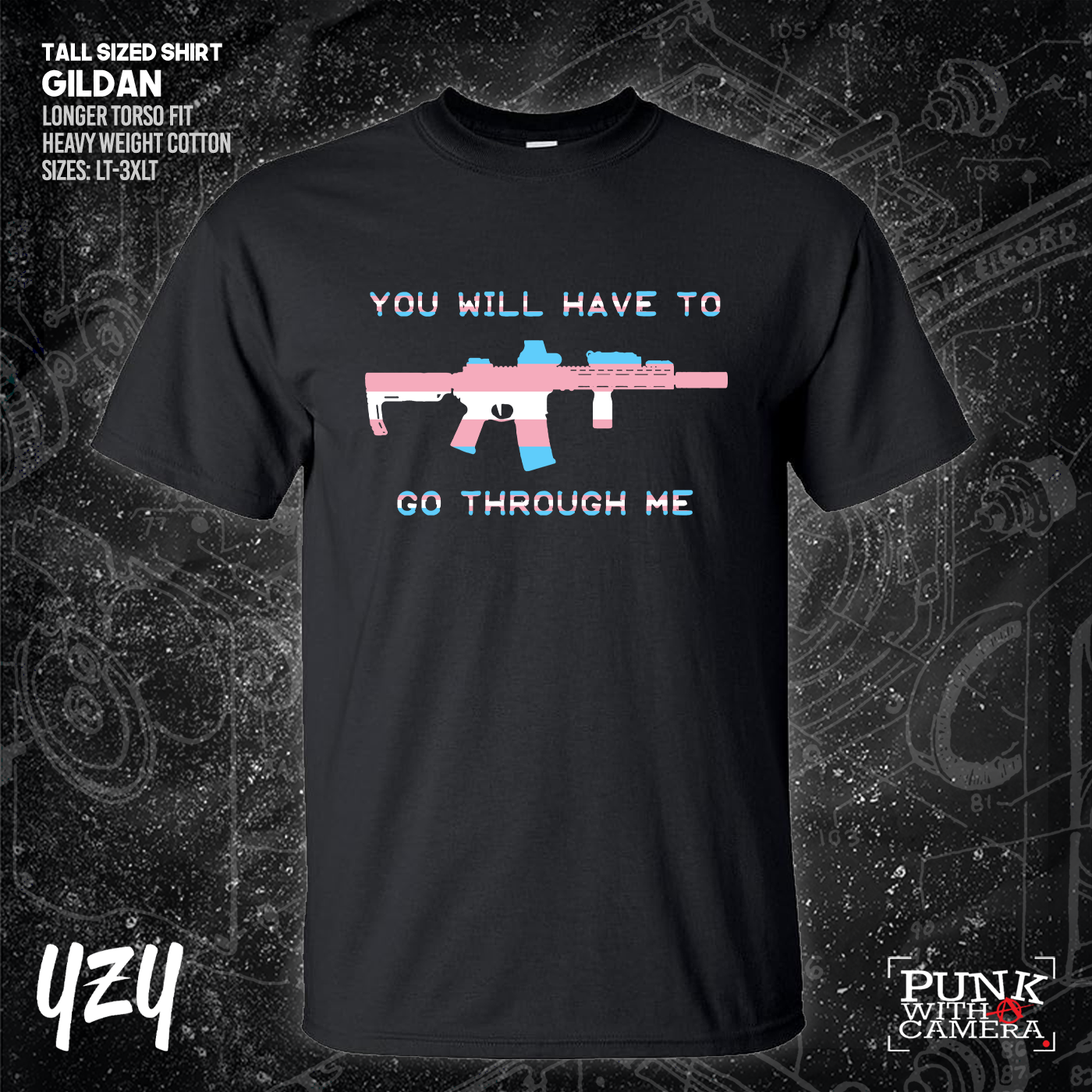 You Will Have to Go Through Me - YZY Prints