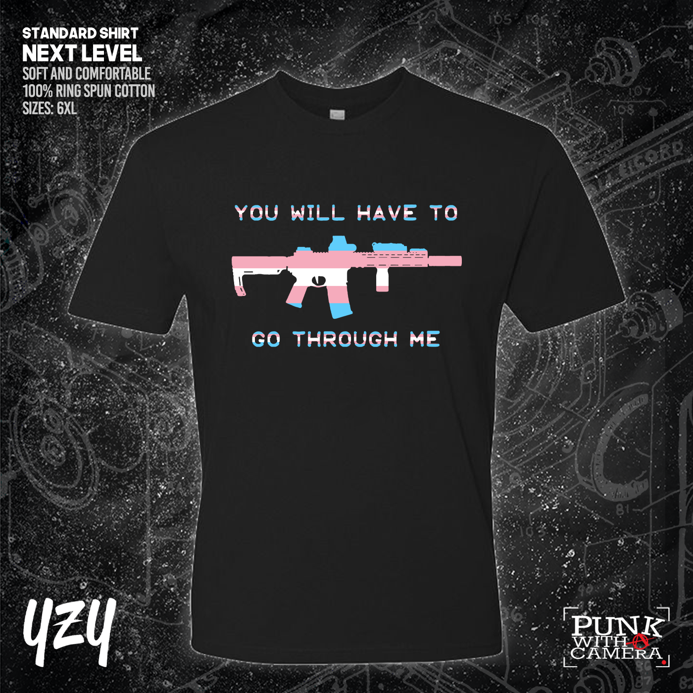 You Will Have to Go Through Me - YZY Prints