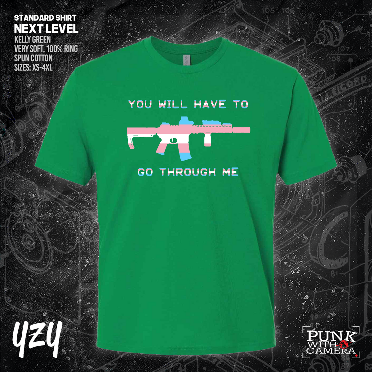 You Will Have to Go Through Me - YZY Prints